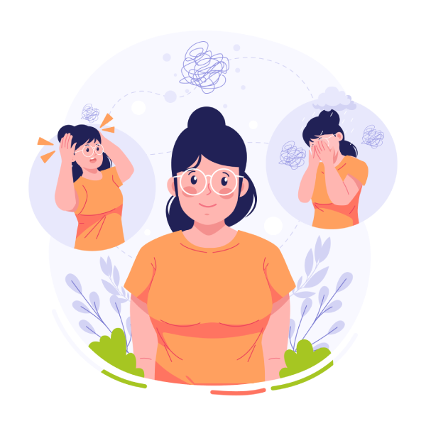 Symptômes fréquents de l'anxiété généralisée